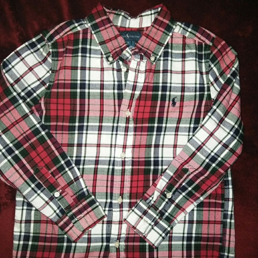 COPY - Ralph Lauren "Polo" Plaid button down shirt